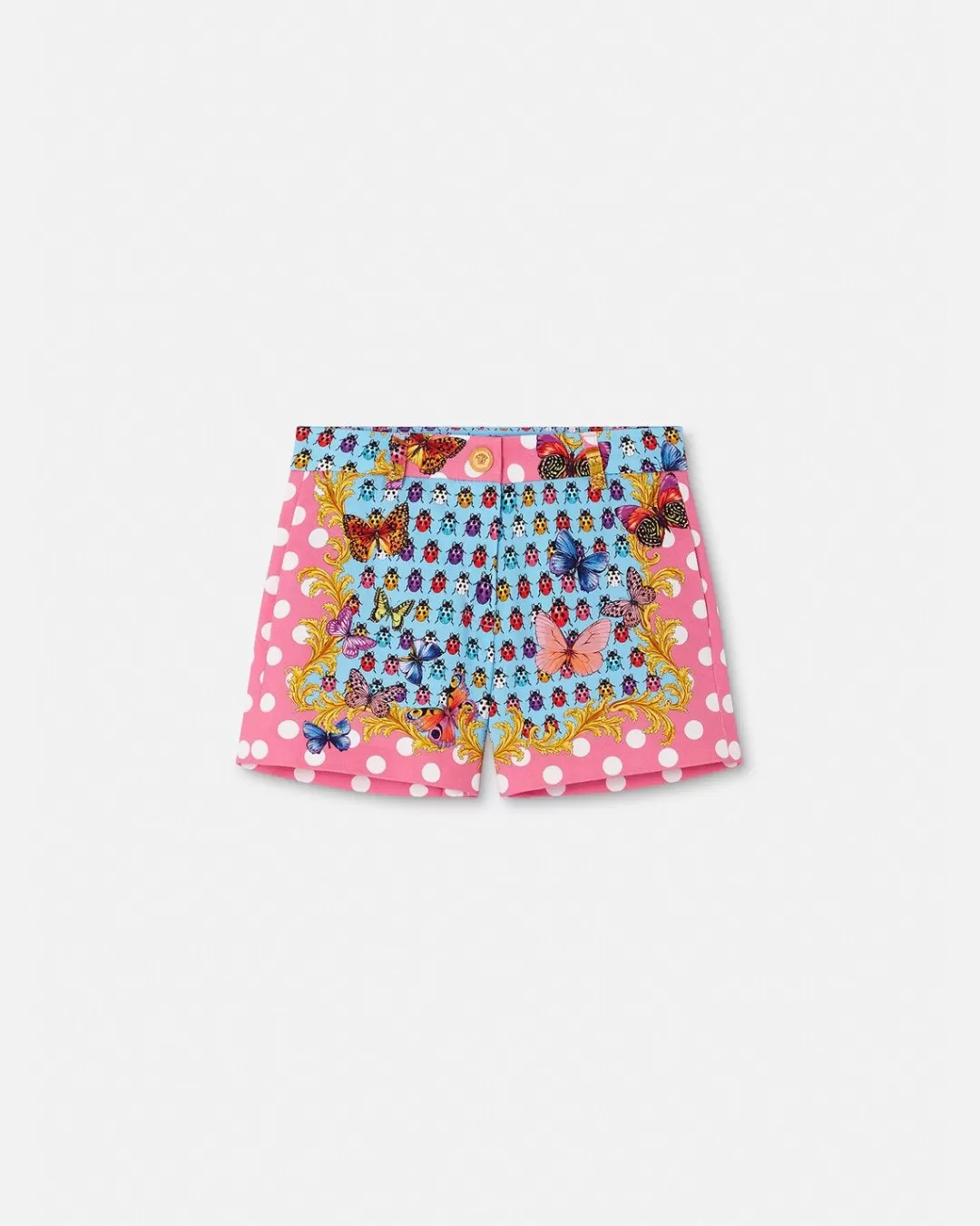 Butterflies Kids Denim Shorts*Versace Best Sale