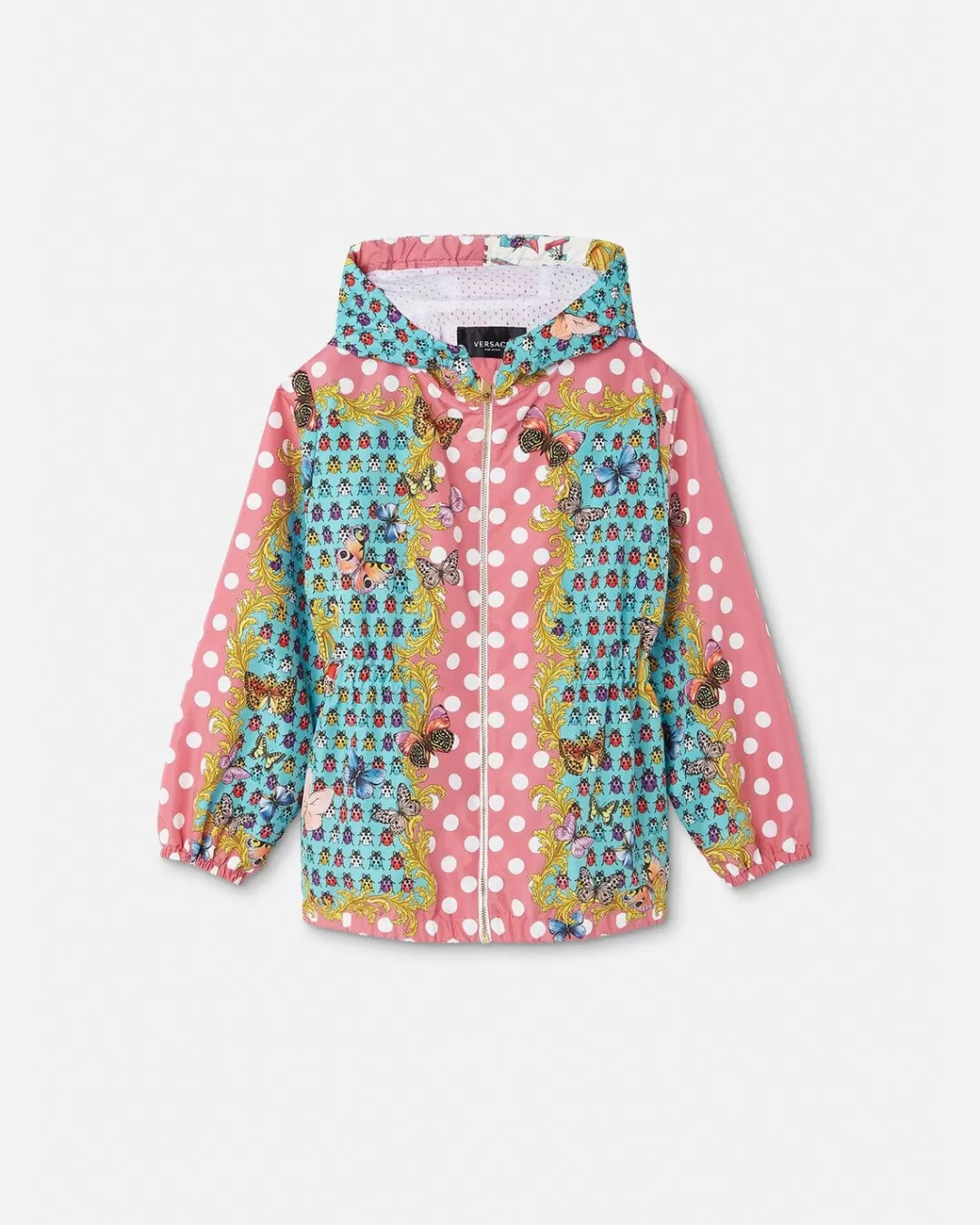 Butterflies Kids Windbreaker Jacket*Versace Best Sale