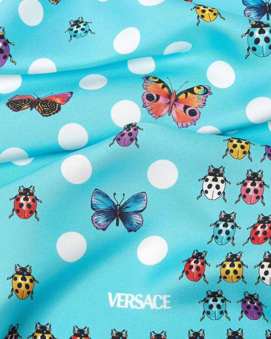 Butterflies Large Silk Foulard 35"*Versace Cheap