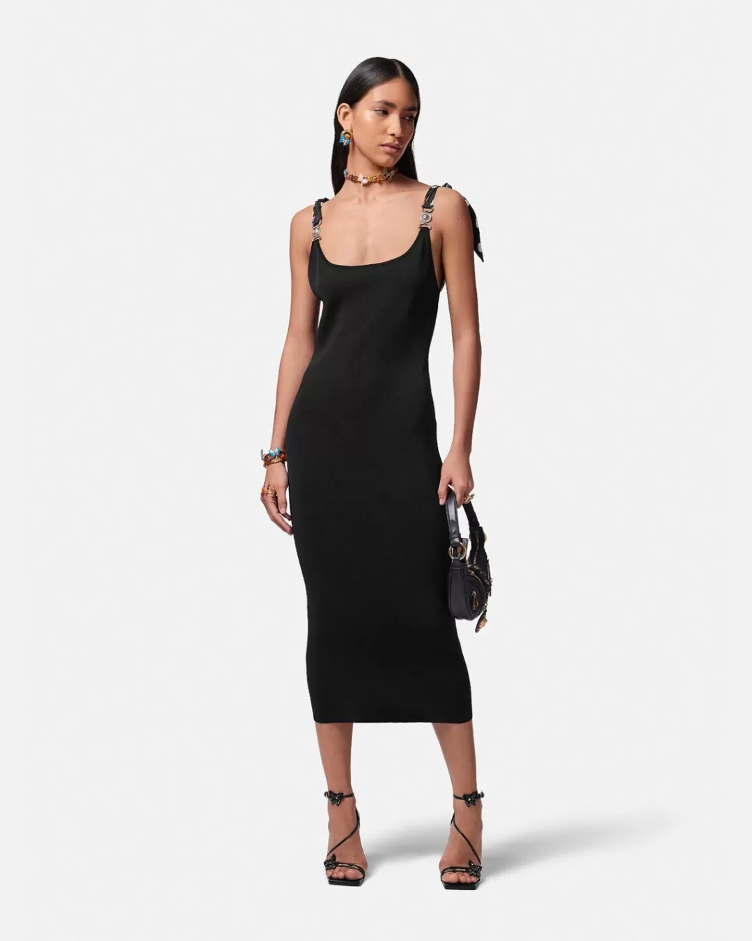 Butterflies Medusa '95 Knit Midi Dress*Versace Cheap