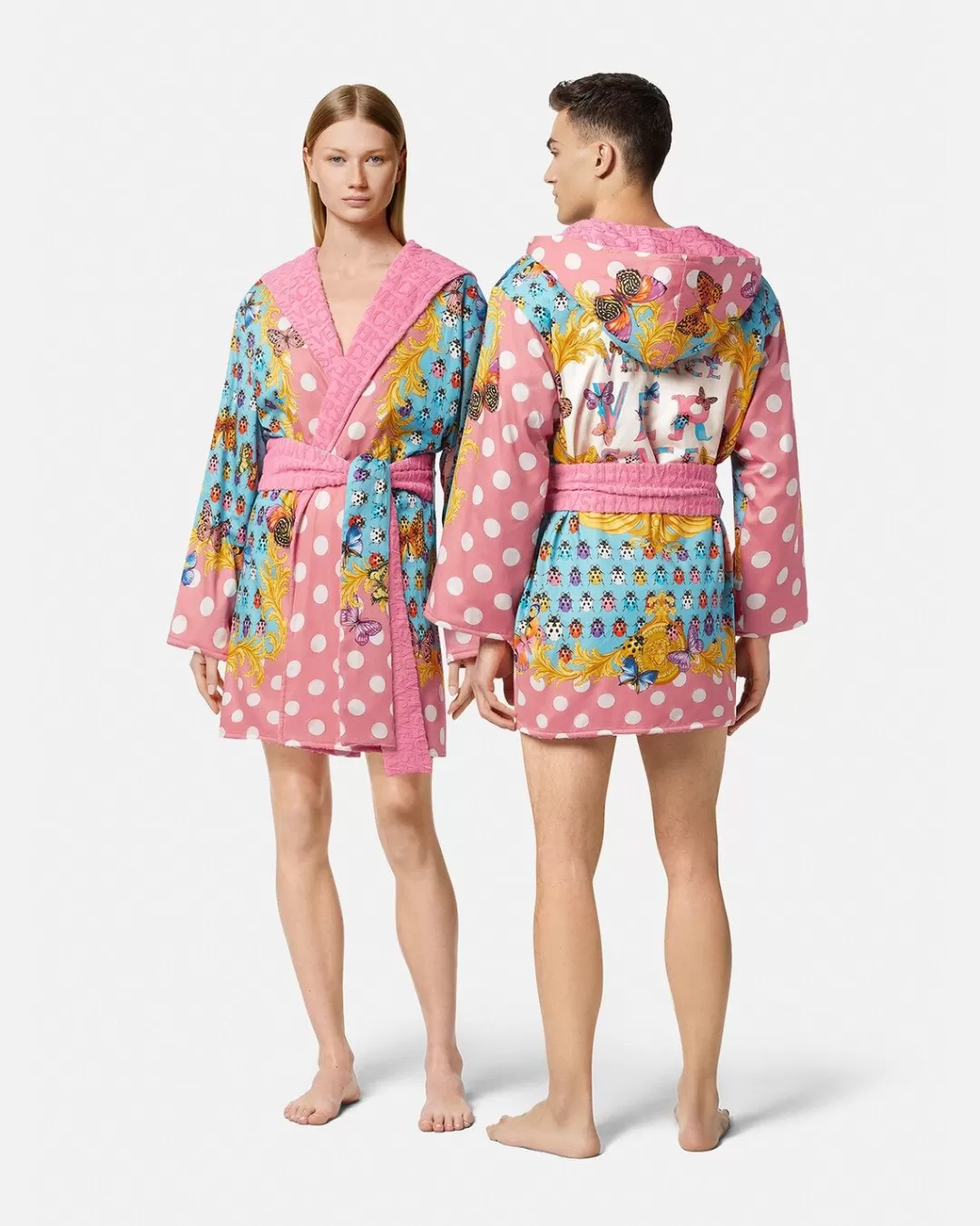 Butterflies Short Bathrobe*Versace Shop