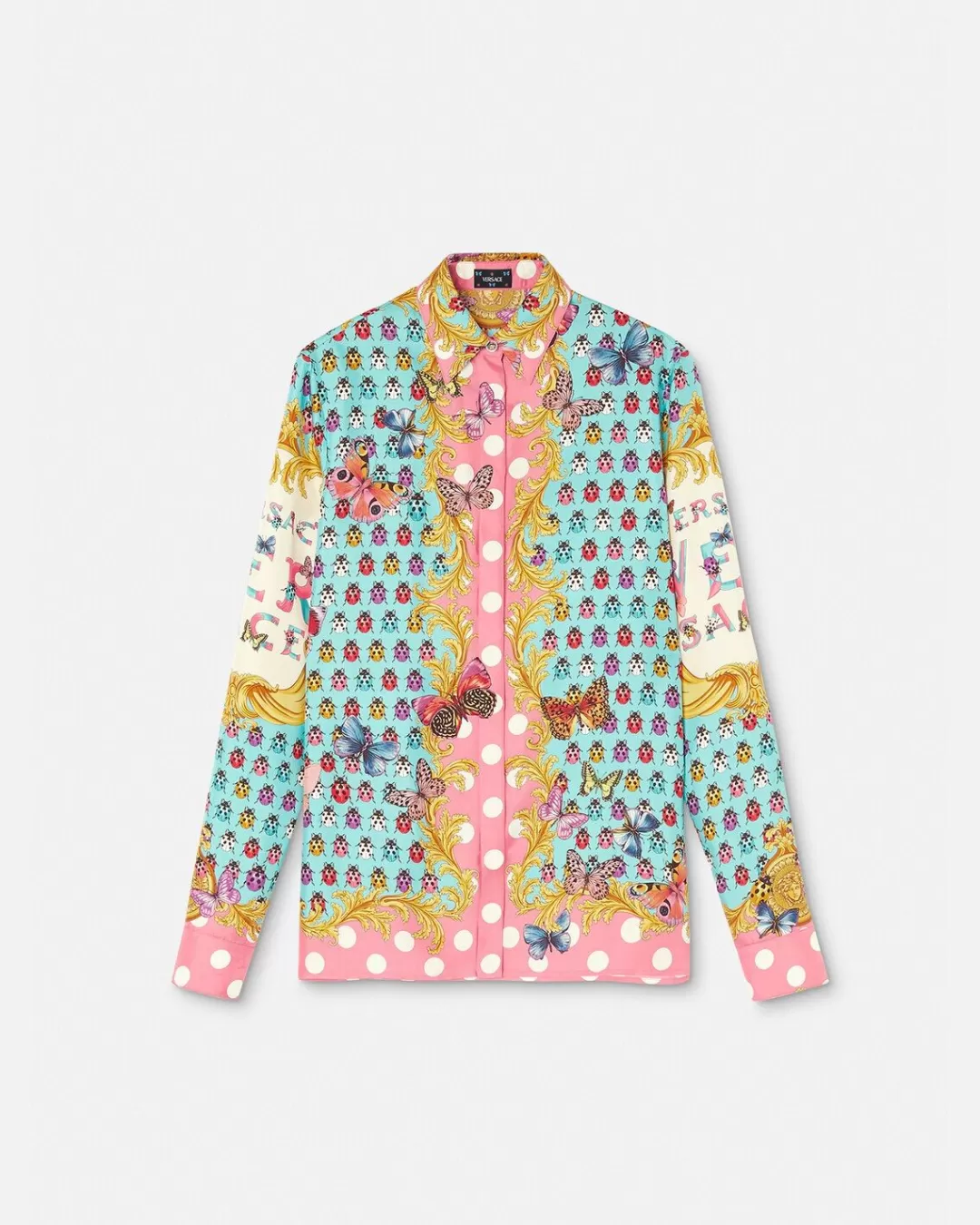 Butterflies Silk Shirt*Versace Shop