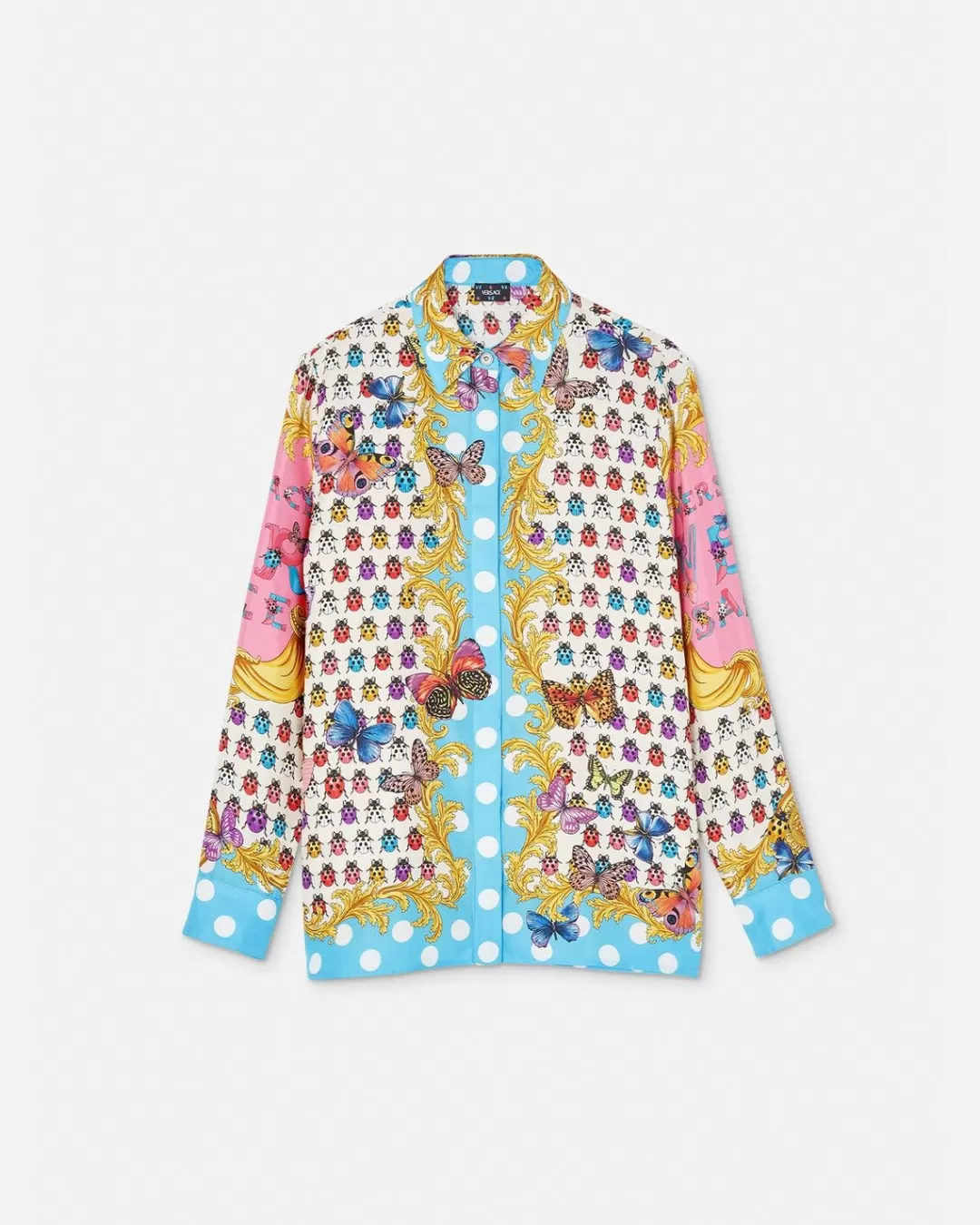 Butterflies Silk Shirt*Versace Best