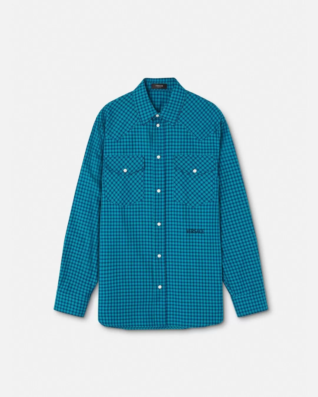 Checked Shirt*Versace Sale