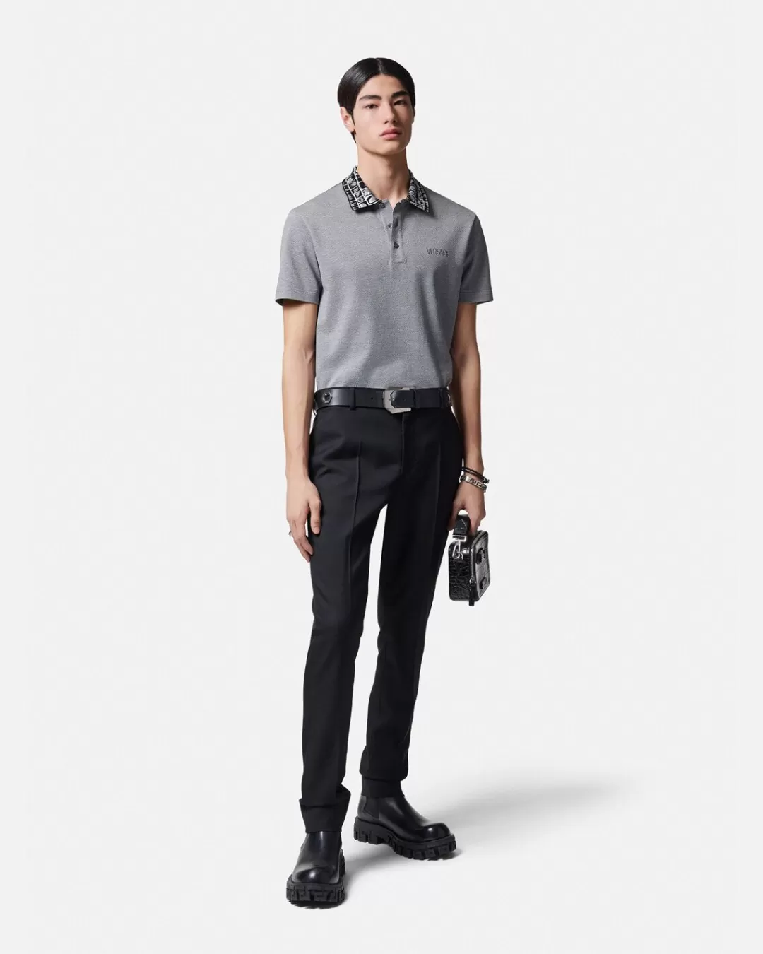 Coccodrillo Short-Sleeved Polo Shirt*Versace Discount