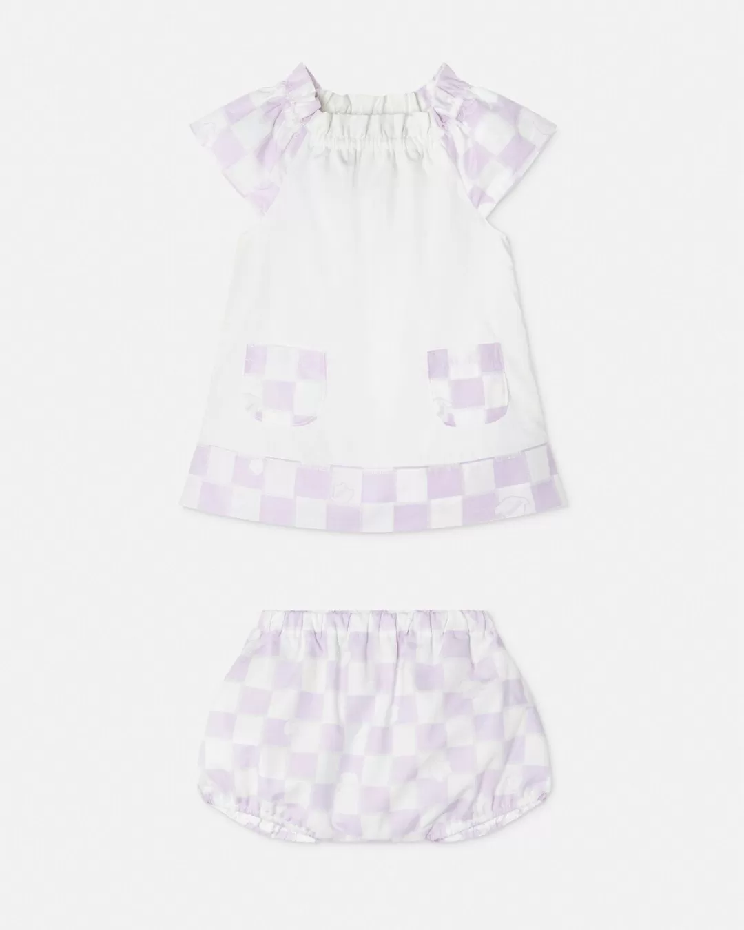 Contrasto Ruffled Baby Dress Set*Versace Fashion