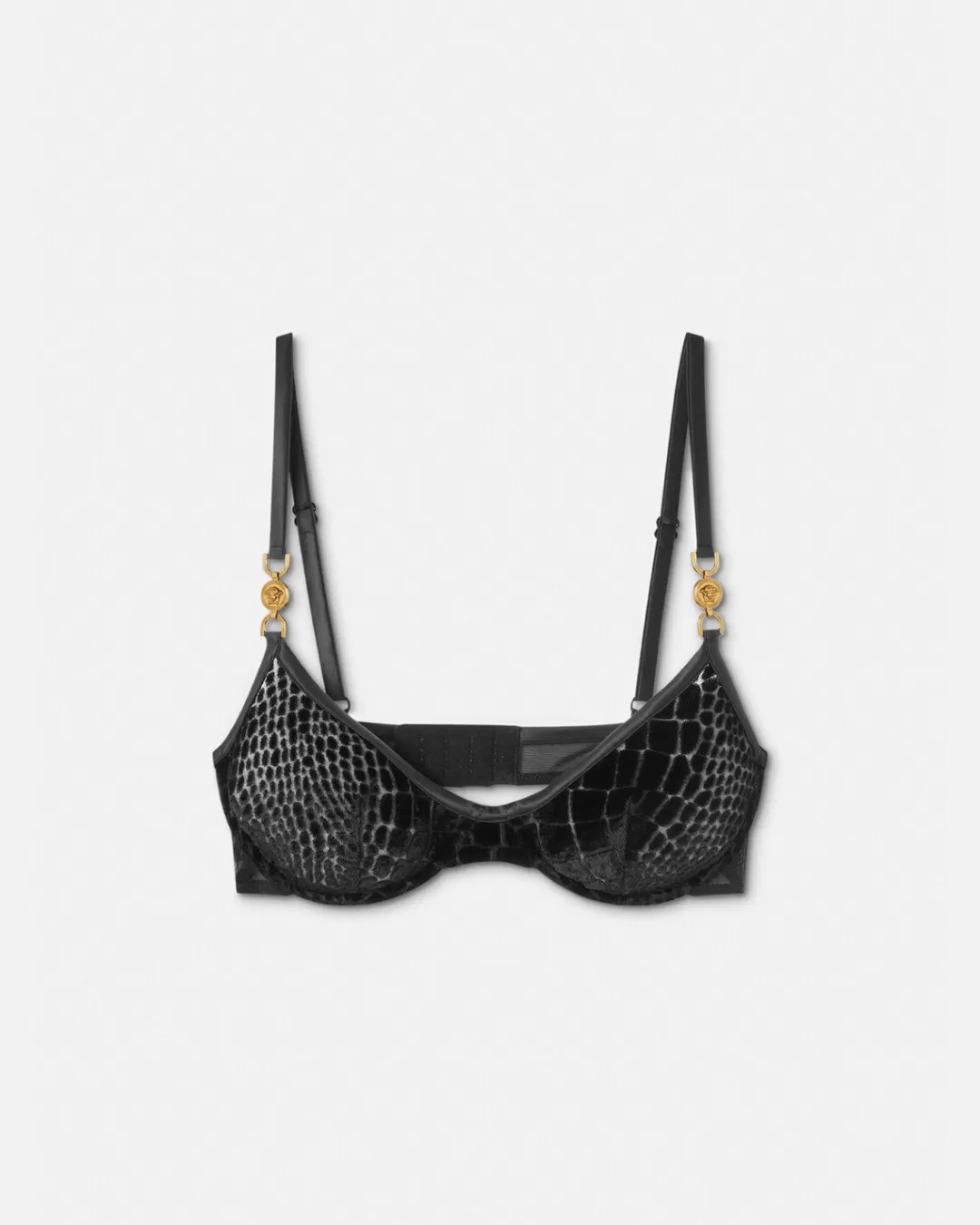 Croc-Devore Medusa '95 Bralette*Versace Best