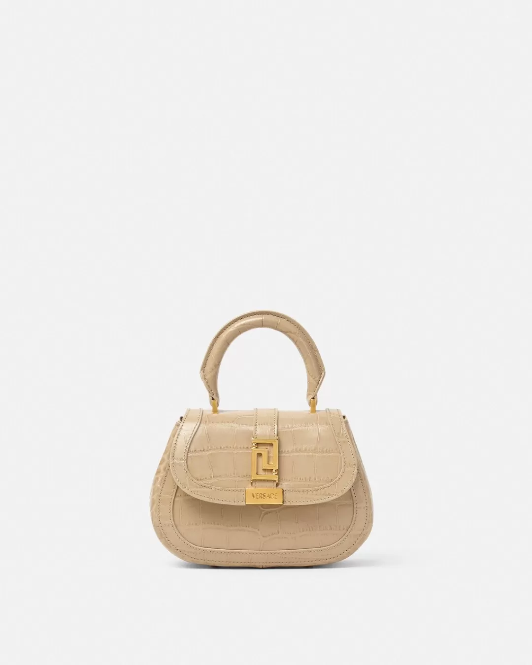 Croc-Effect Greca Goddess Mini Bag*Versace Flash Sale