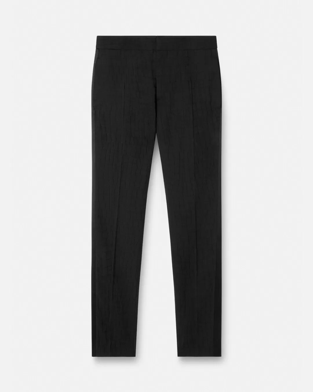 Croc-Effect Jacquard Formal Pants*Versace Store