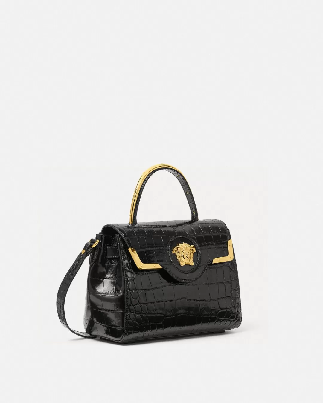 Croc-Effect La Medusa Handbag*Versace Hot