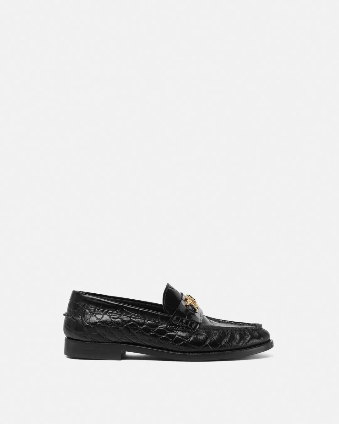 Croc-Effect Medusa '95 Loafers*Versace Best Sale