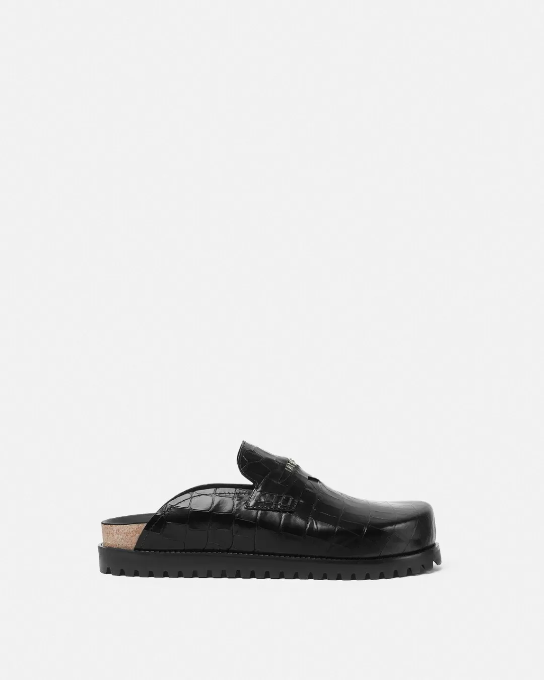 Croc-Effect Medusa Mules*Versace Online