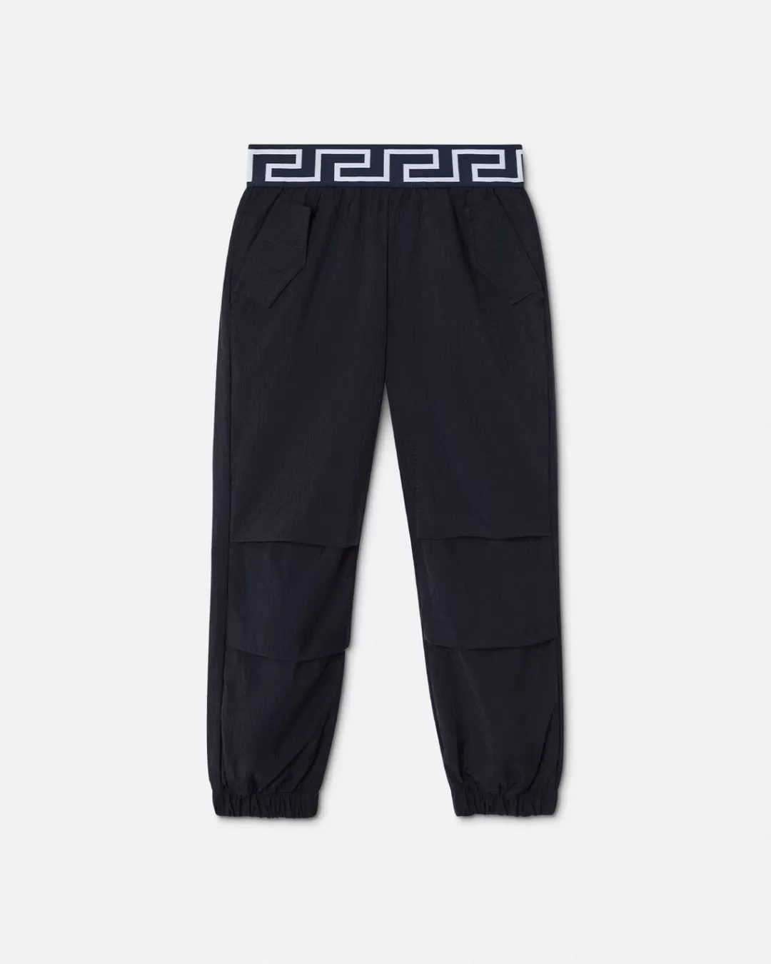 Croc-Effect Nylon Kids Sweatpants*Versace Store