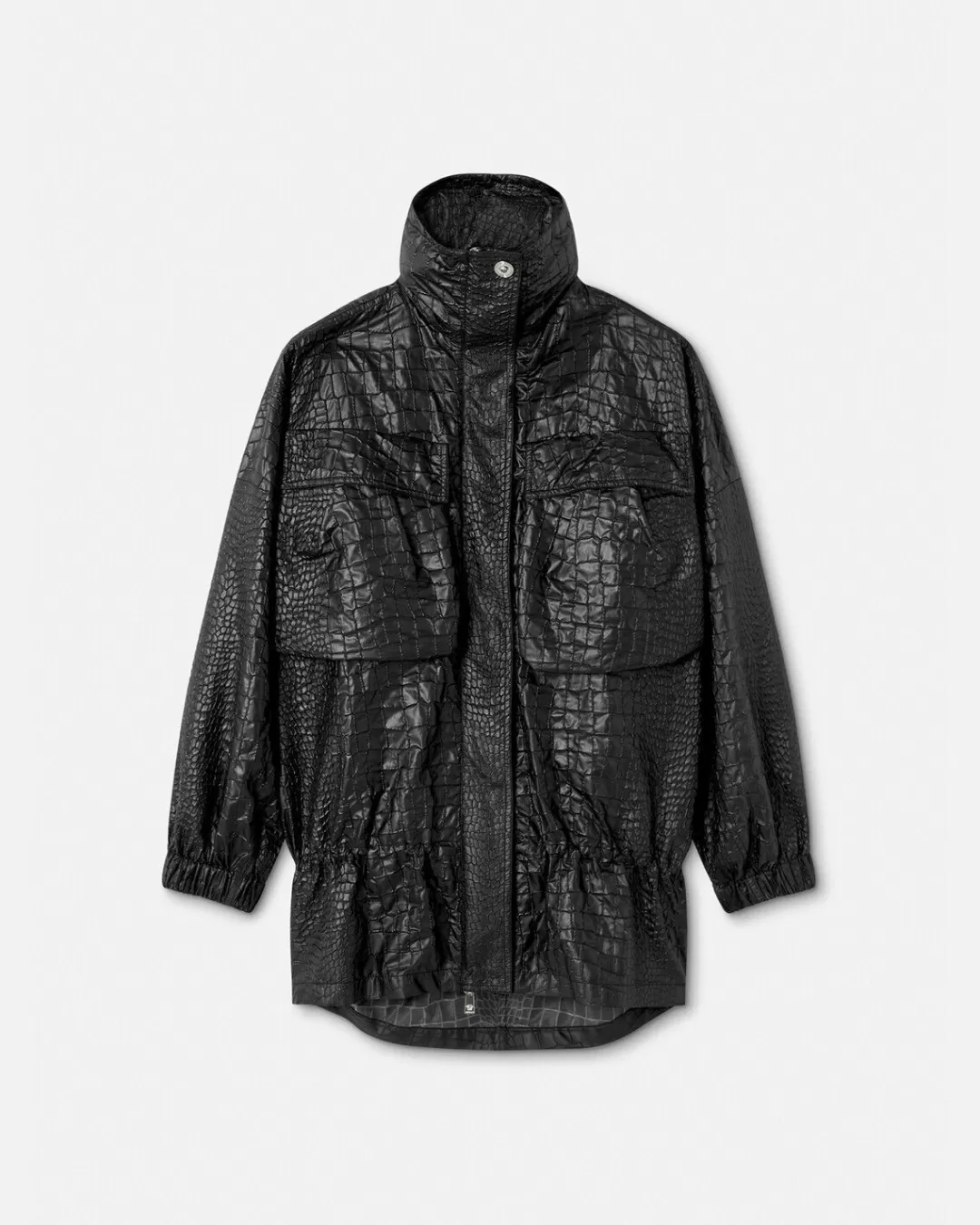 Croc-Lacquered Cloquet Jacket*Versace Store