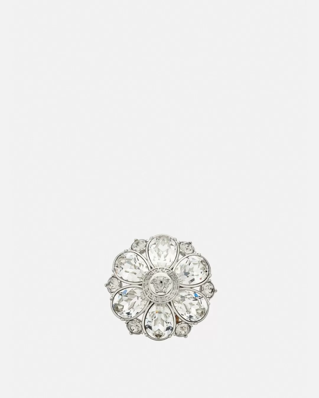 Crystal Flower Ring*Versace Shop