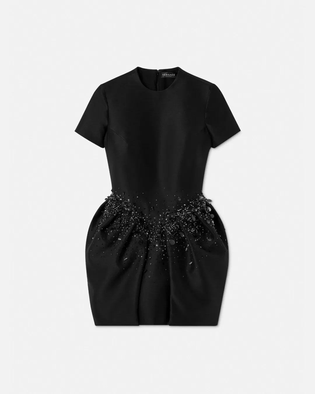 Crystal Folded Mini Dress*Versace Cheap