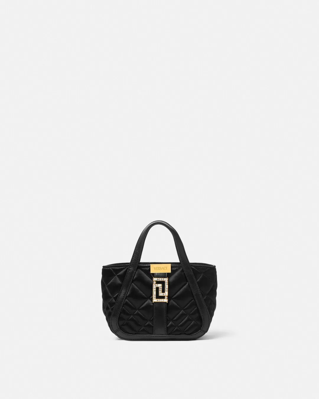 Crystal Greca Goddess Satin Mini Bag*Versace Cheap