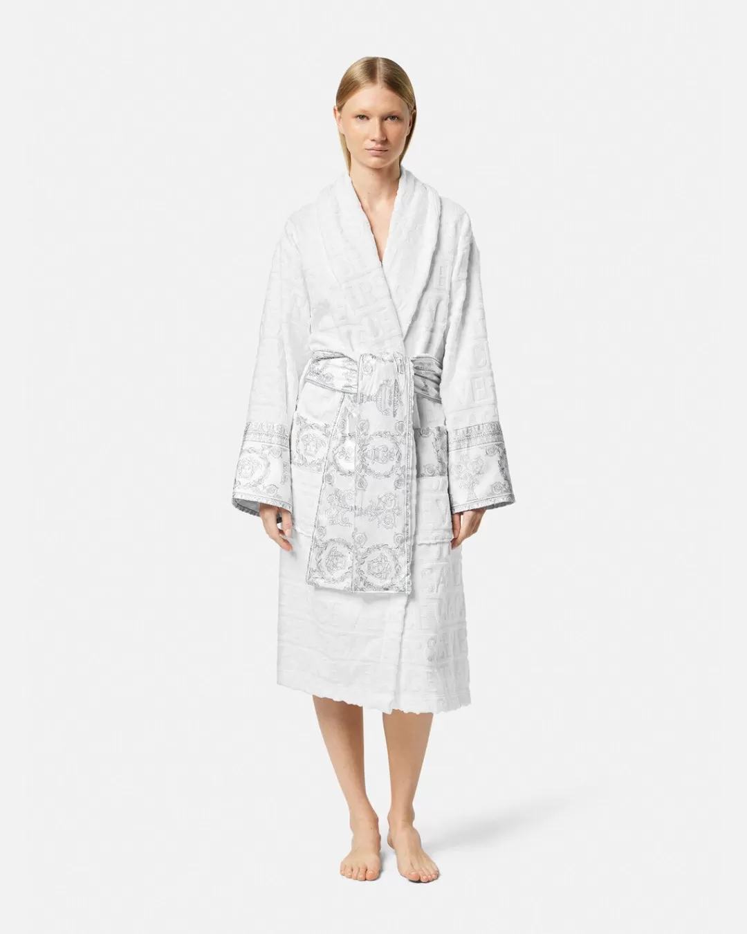 Crystal I Baroque Bride Bathrobe*Versace Cheap