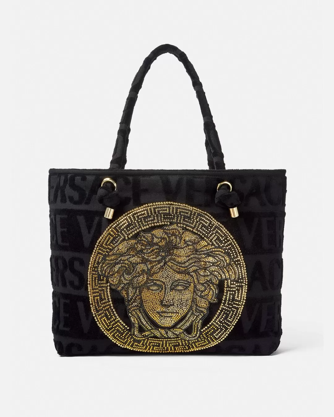 Crystal Icon Towel Tote Bag*Versace Clearance