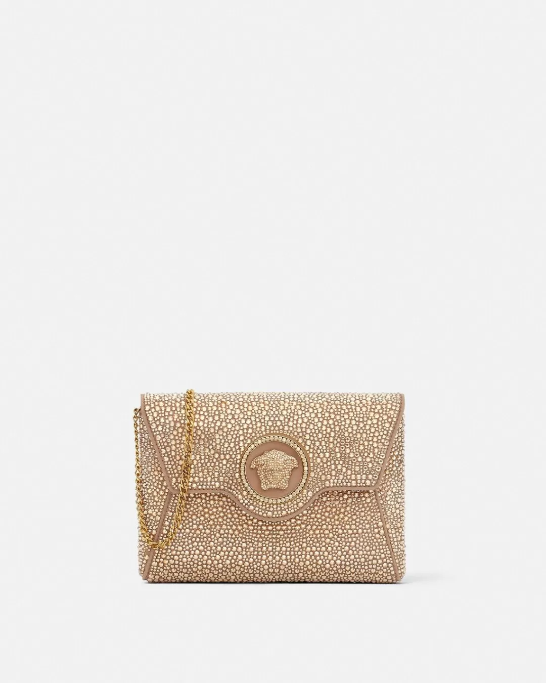 Crystal La Medusa Envelope Clutch*Versace Best