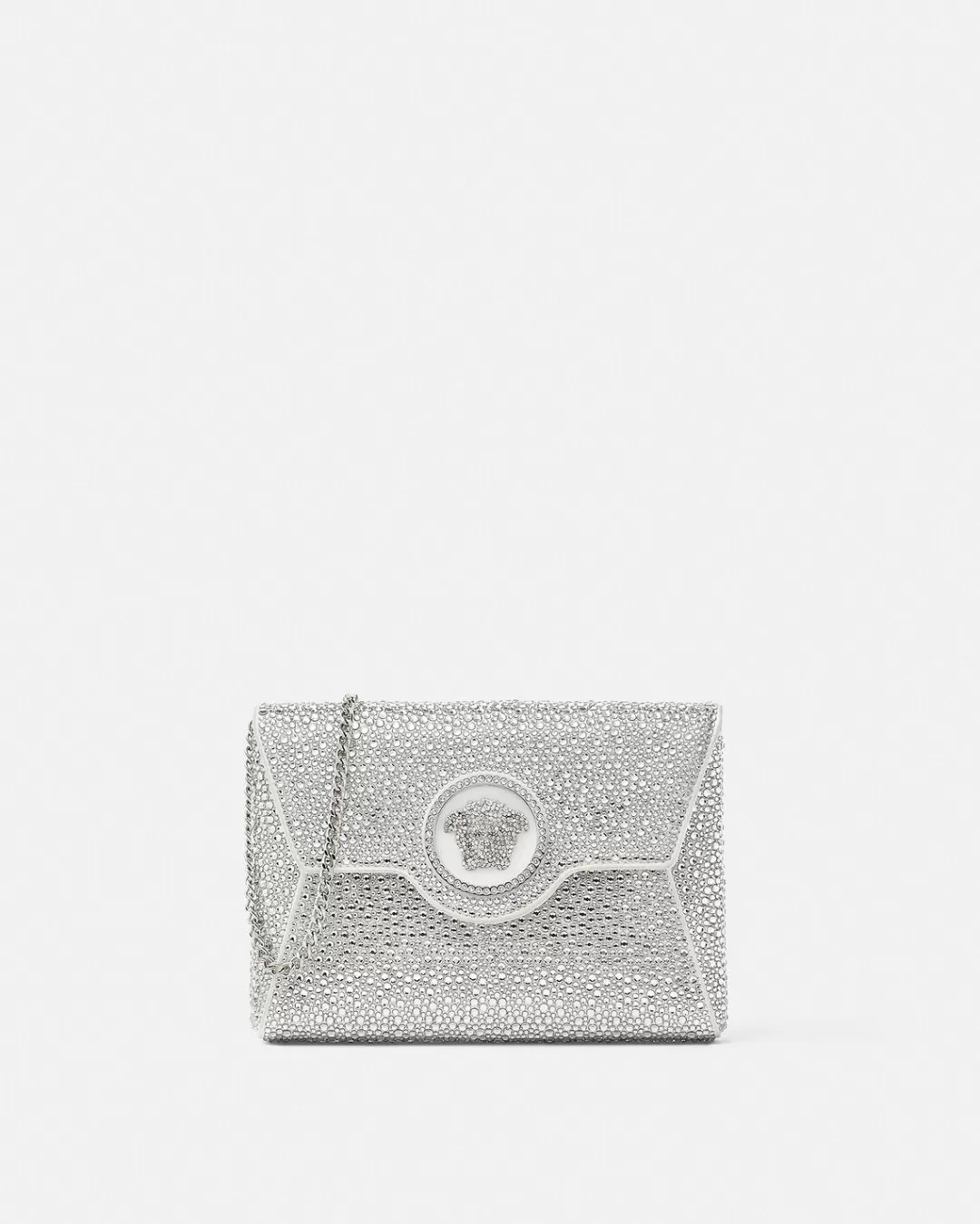 Crystal La Medusa Envelope Clutch*Versace Clearance