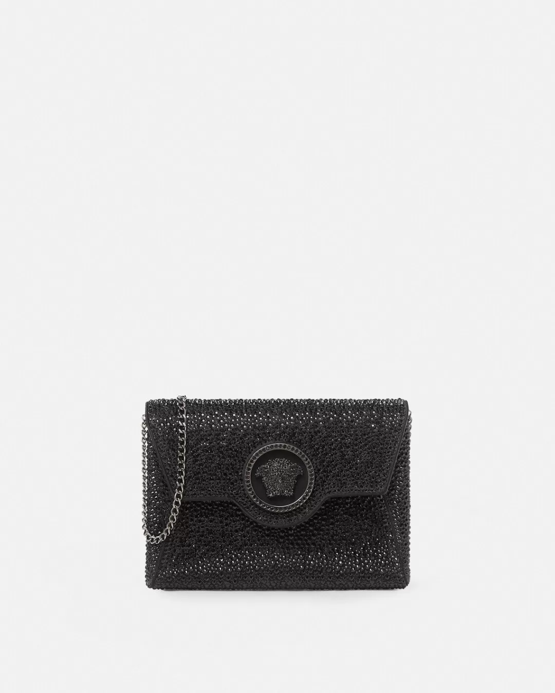 Crystal La Medusa Envelope Clutch*Versace Cheap