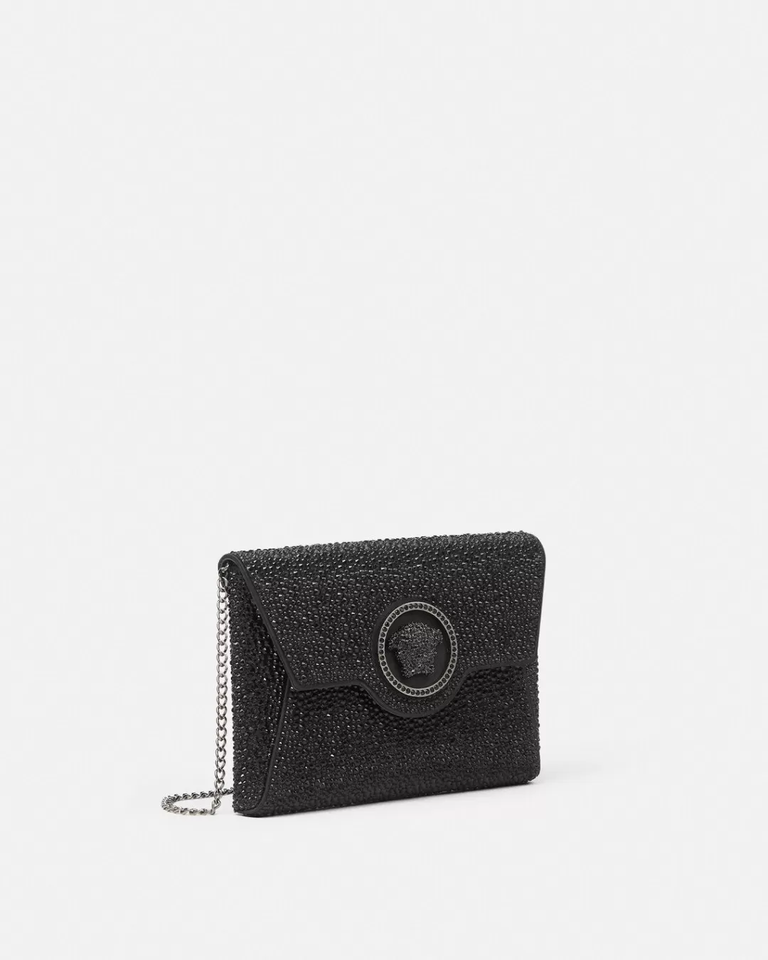 Crystal La Medusa Envelope Clutch*Versace Cheap