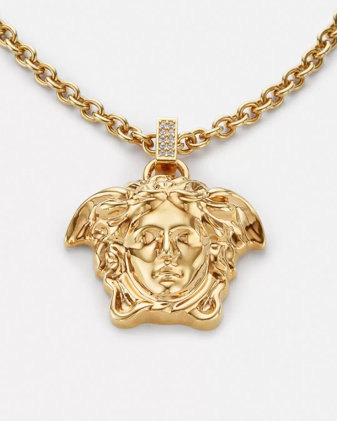 Crystal La Medusa Necklace*Versace New