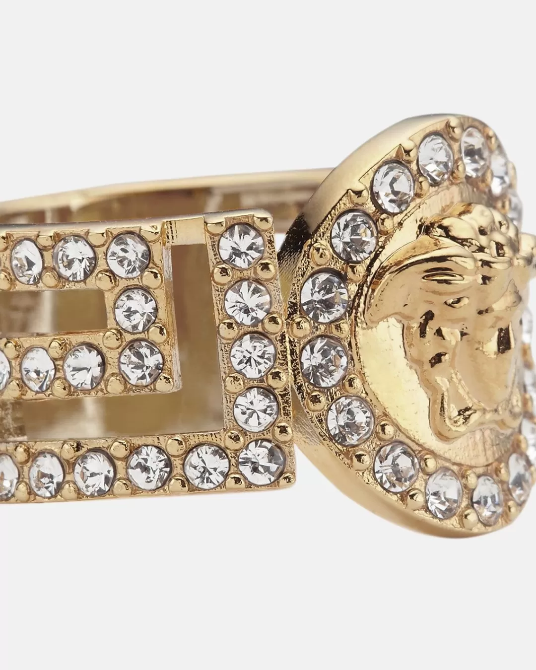 Crystal La Medusa Ring*Versace Clearance