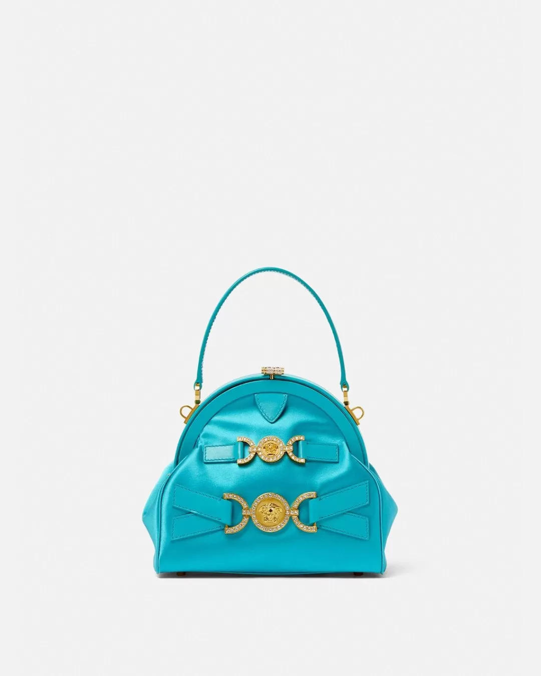 Crystal Medusa '95 Satin Handbag*Versace Discount