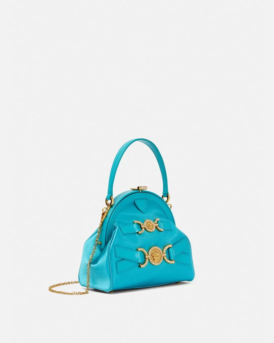 Crystal Medusa '95 Satin Handbag*Versace Discount