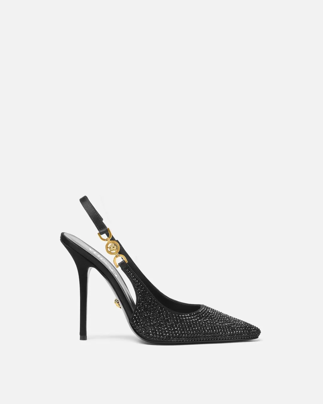 Crystal Medusa '95 Slingback Pumps*Versace Fashion