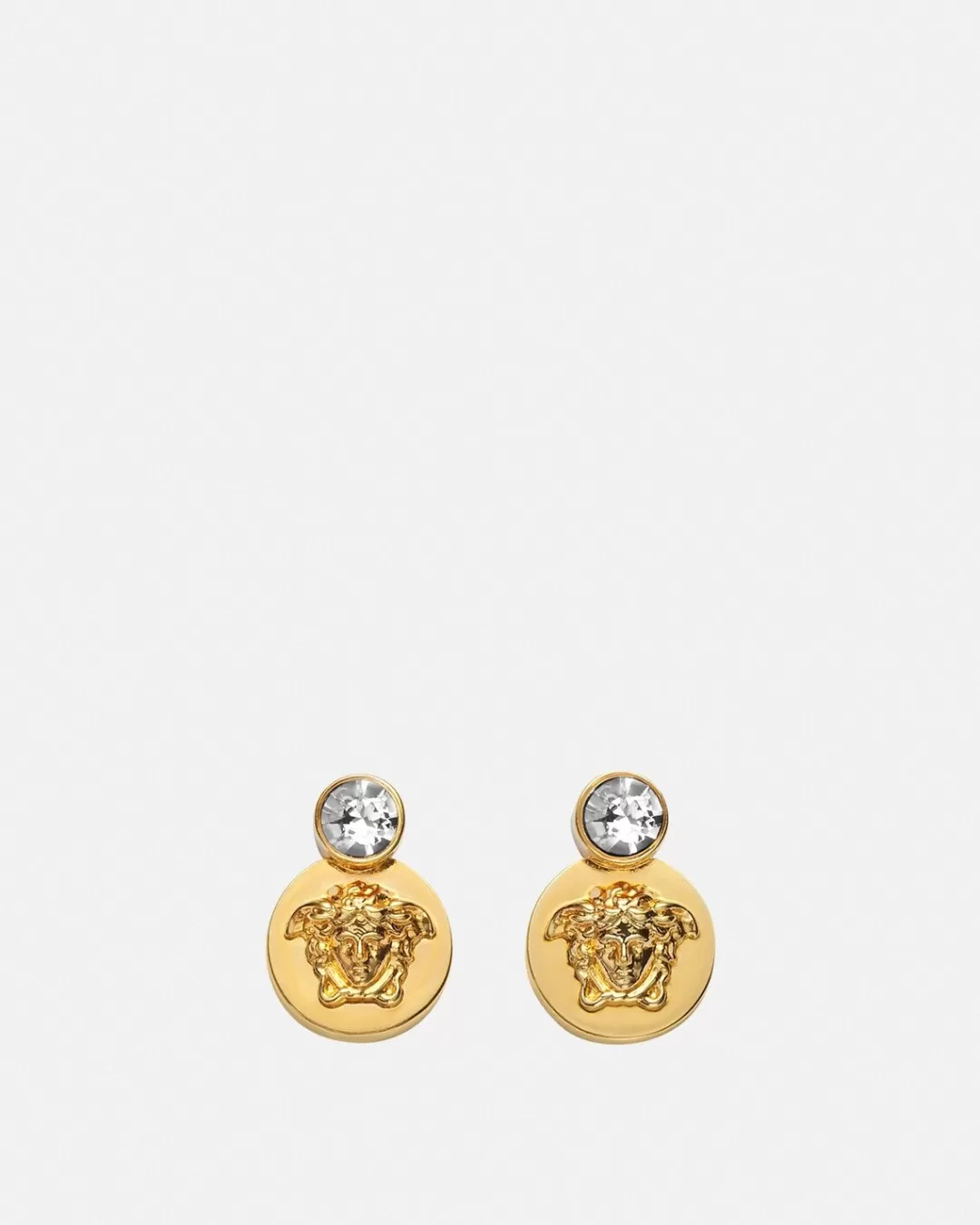 Crystal Medusa Earrings*Versace Fashion