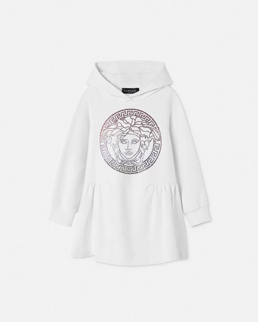 Crystal Medusa Kids Sweatshirt Dress*Versace Discount