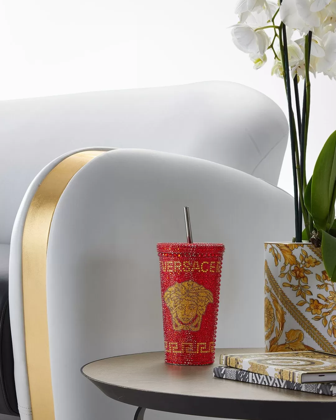 Crystal Medusa Travel Cup*Versace Fashion