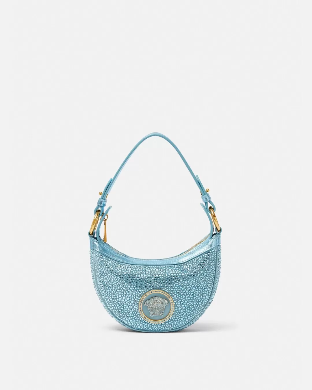 Crystal Repeat Mini Hobo Bag*Versace Cheap