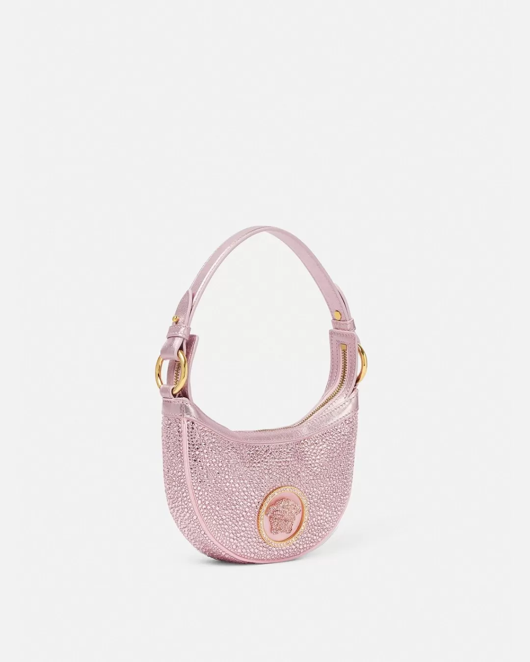 Crystal Repeat Mini Hobo Bag*Versace Discount