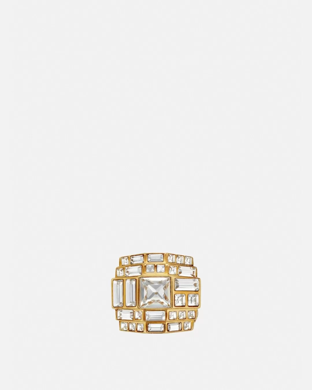 Crystal Rose Window Ring*Versace Best