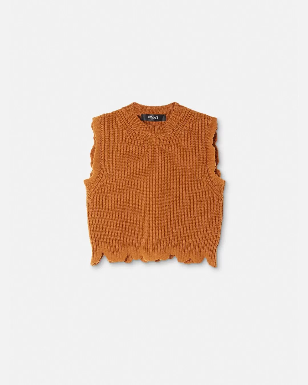 Distressed Knit Crop Top*Versace Best