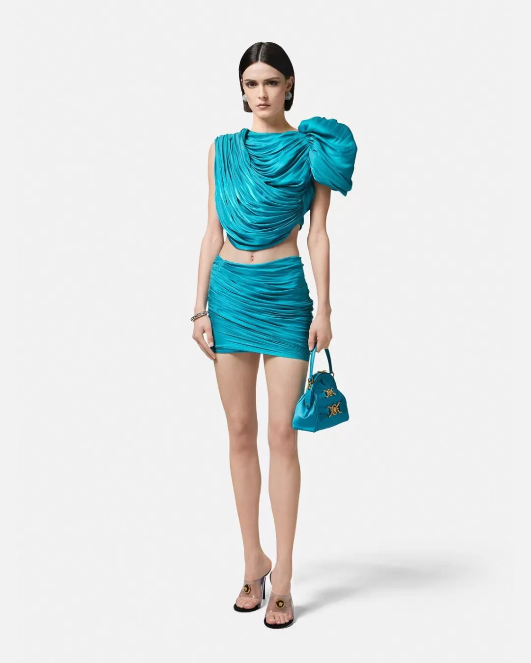 Draped Pleated Top*Versace Online