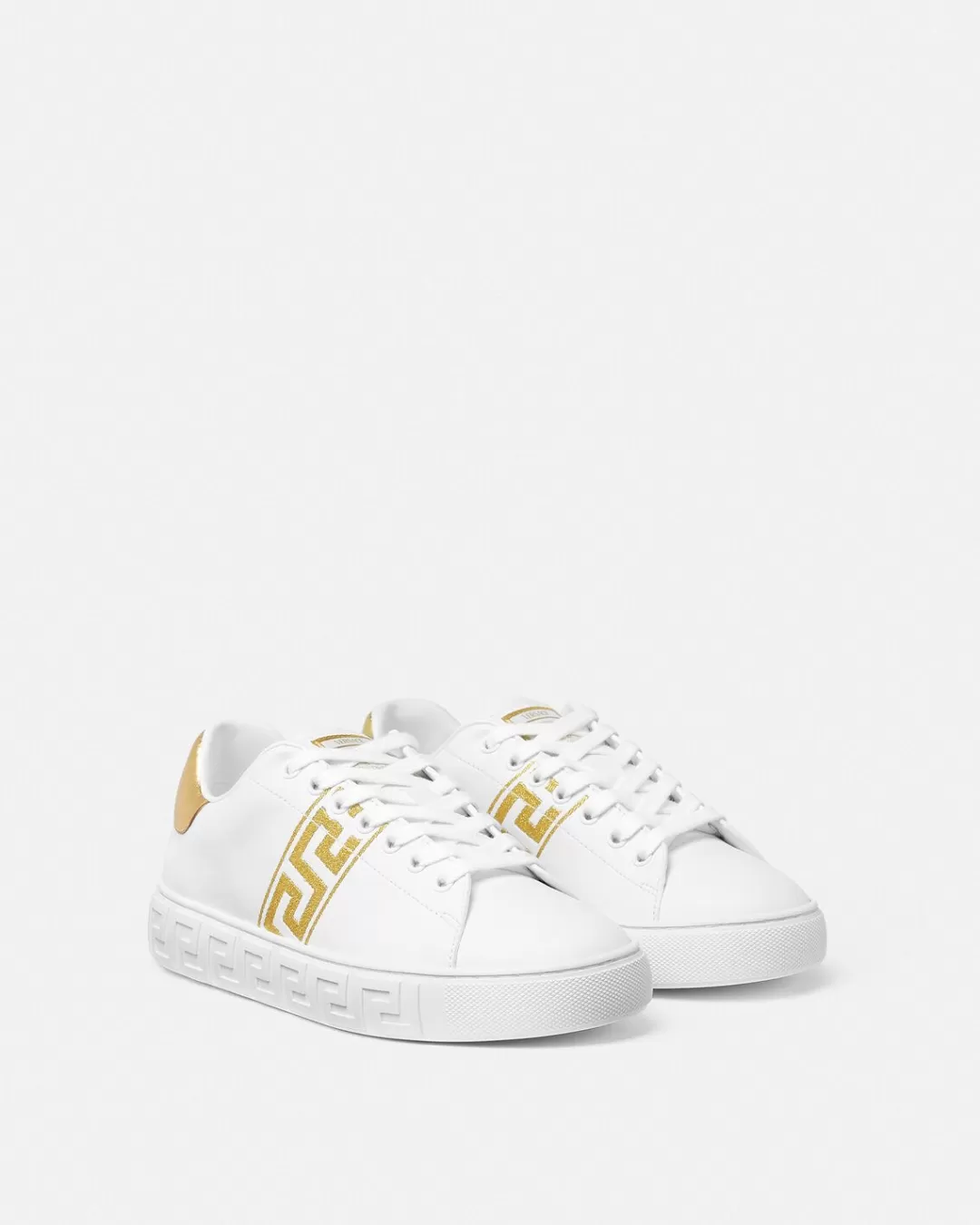 Embroidered Greca Sneakers*Versace Cheap