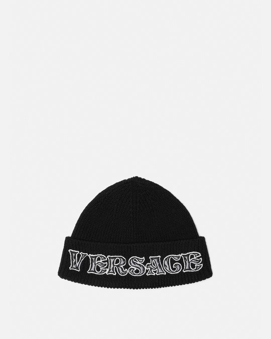 Embroidered Logo Ribbed Knit Beanie*Versace Best