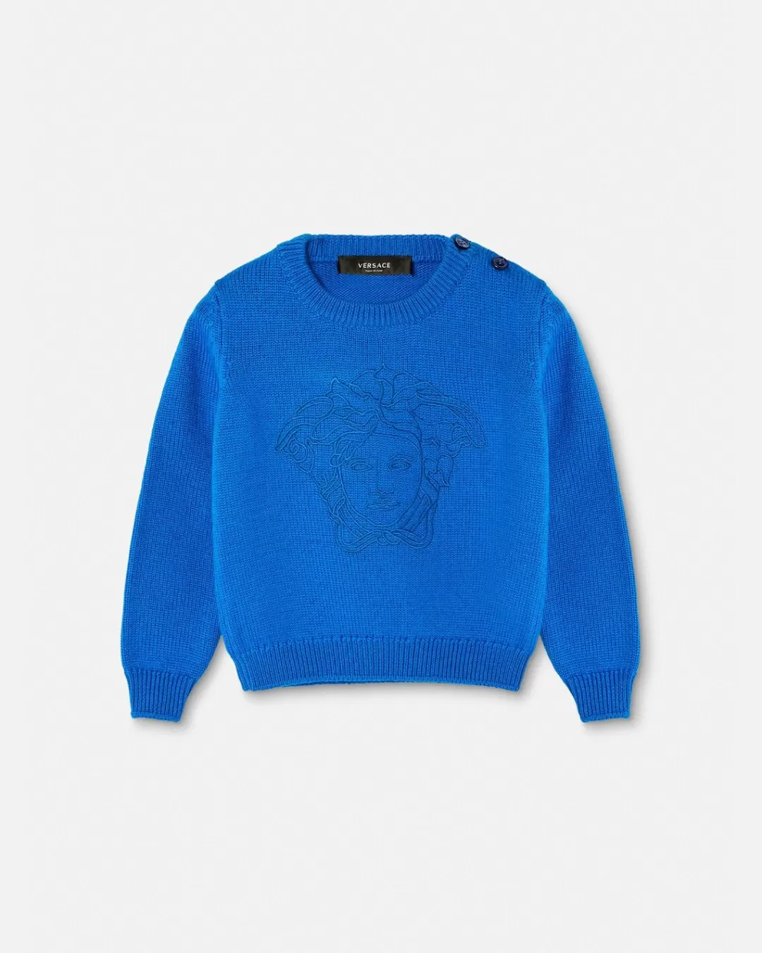 Embroidered Medusa Baby Sweater*Versace Cheap