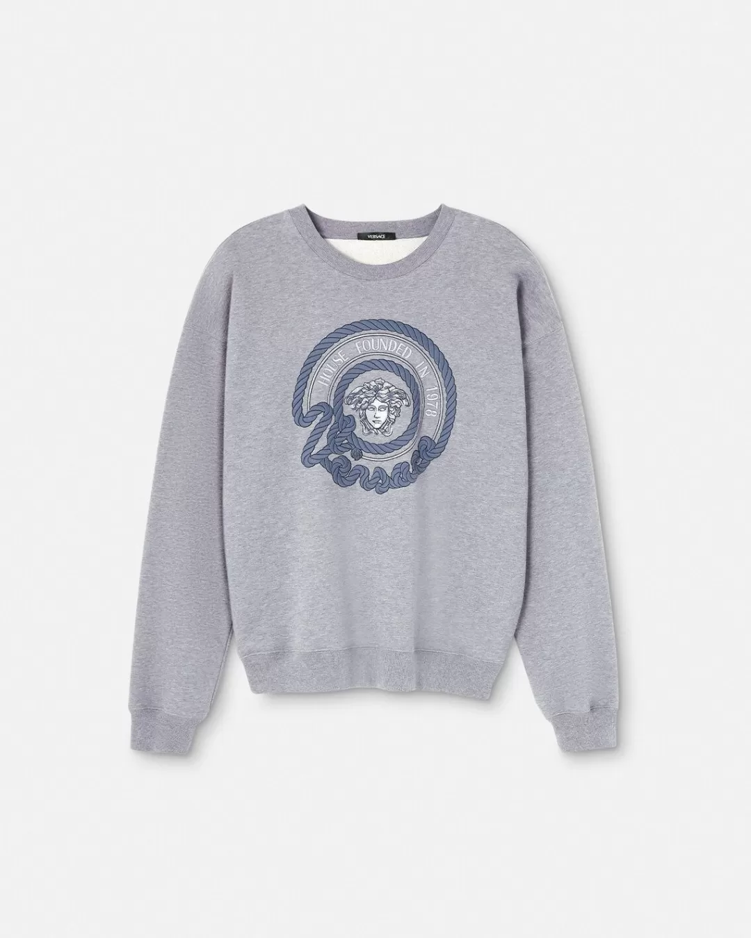 Embroidered Nautical Medusa Sweatshirt*Versace Best