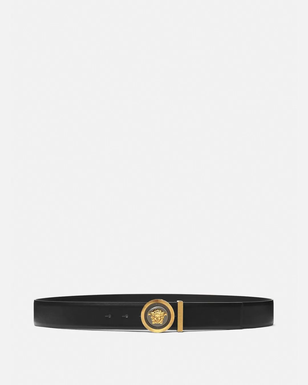 Enamel Medusa Biggie Leather Belt*Versace Clearance