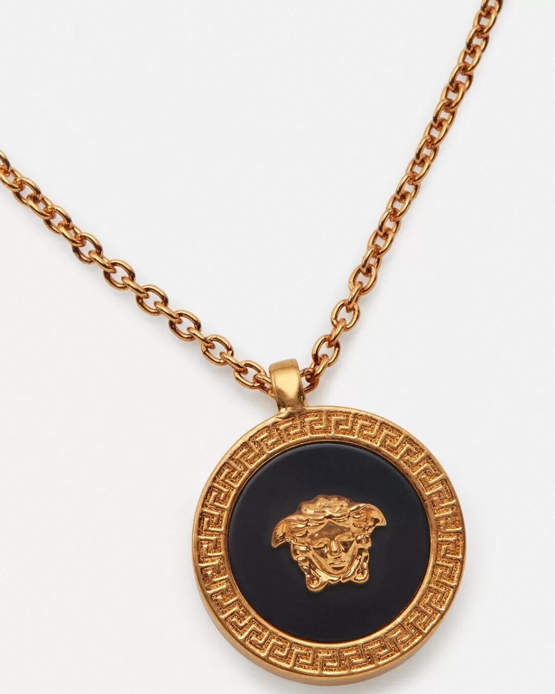 Enamel Medusa Necklace*Versace Outlet