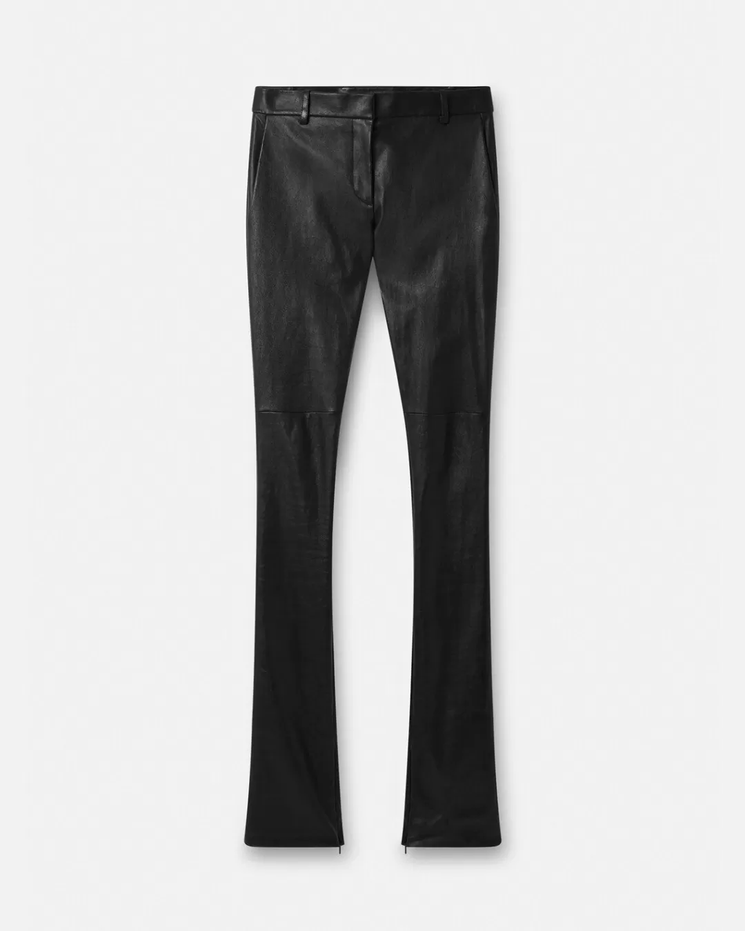 Flared Slim-Fit Leather Pants*Versace Cheap