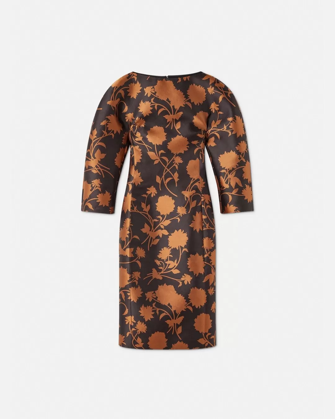 Floral Silhouette Rounded Midi Dress*Versace Best Sale