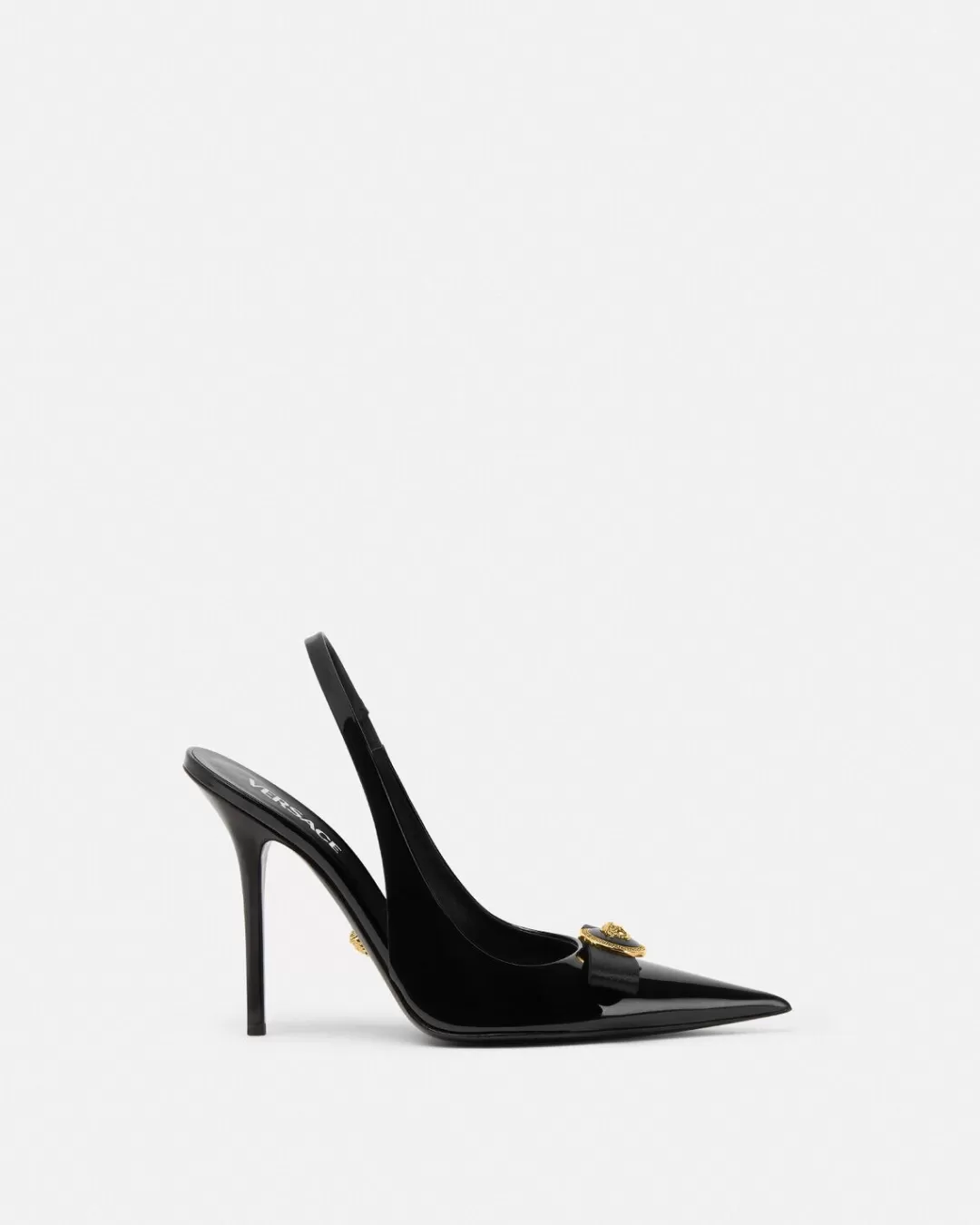 Gianni Ribbon High Slingback Pumps*Versace Clearance