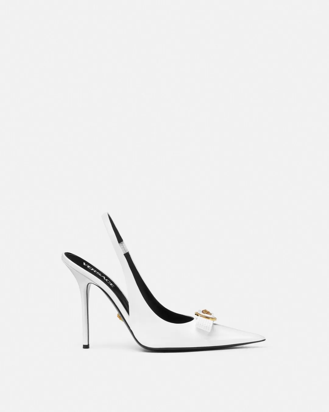 Gianni Ribbon High Slingback Pumps*Versace Shop